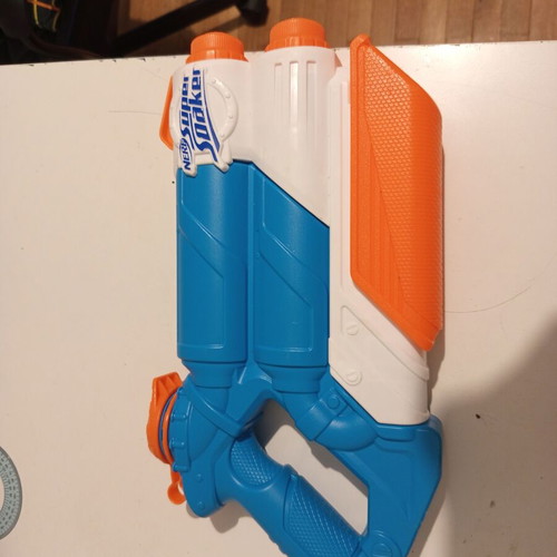Beach toys like new set with Nerf Super Soaker and inflatable shark