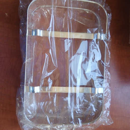 Serving tray with lid like new, 40 x 21 cm
