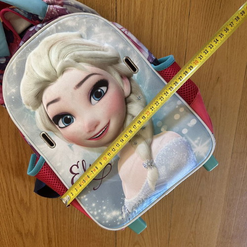 Gym kindergarten trolley backpack Elsa with removable mask