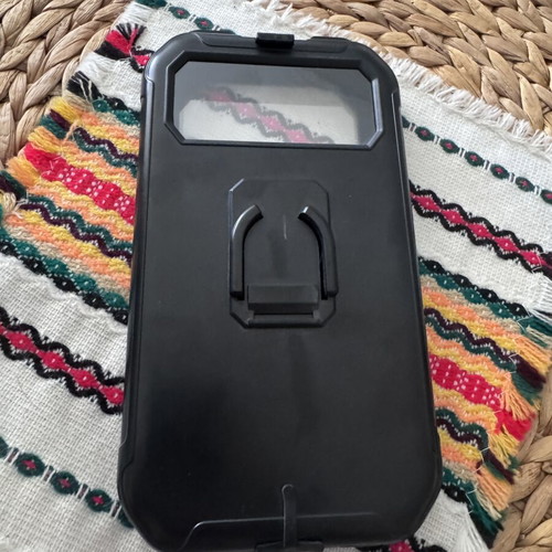Waterproof mobile phone case for bike handlebar used