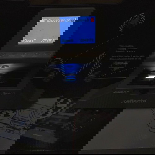 Reflecta Super 8 Normal Film Scanner like new with SanDisk 32gb