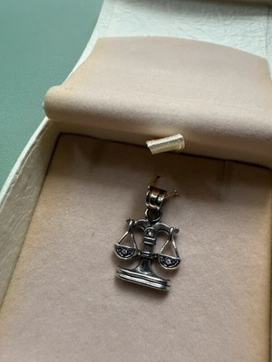 Libra Zodiac Necklace Silver 925 Handmade