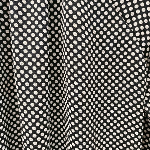 Polka Dot Shirt like new, one size, black and white with elastic hem