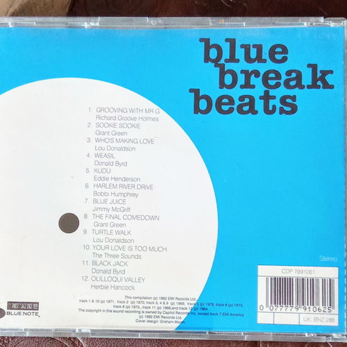 Blue Break Beats CD used, 1992 EMI, jazz