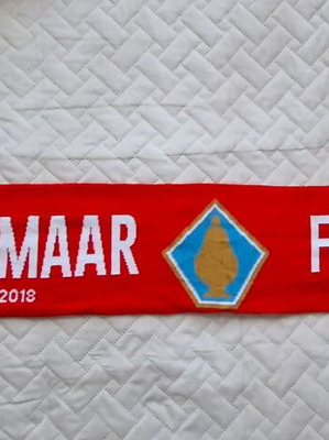 Football scarf Az Alkmaar vs Feyenoord like new