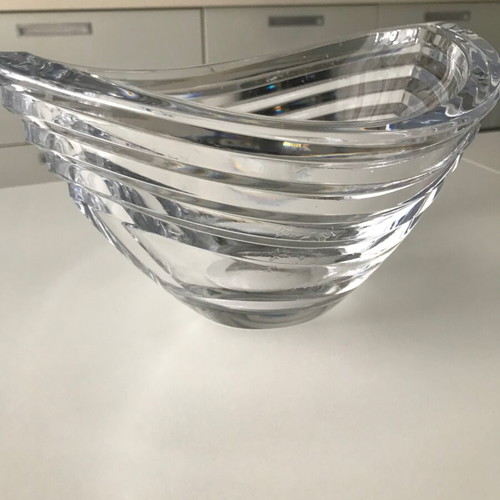 Costa Boda crystal bowl like new vintage decorative for dining table