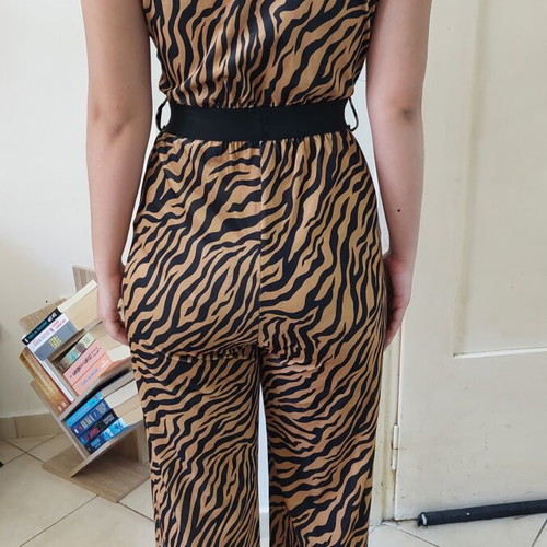 FN Fashion women's jumpsuit like new, black and brown, sizes S/M