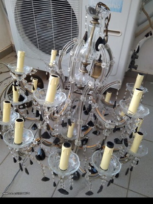 Chandelier used with crystals
