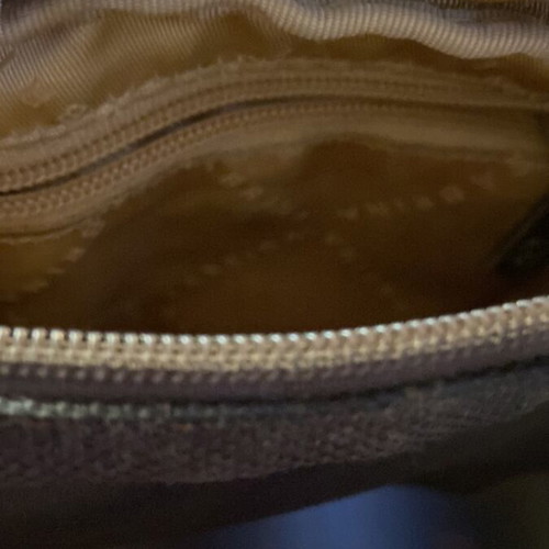 Sabrina leather crossbody bag like new, brown, 4 compartments