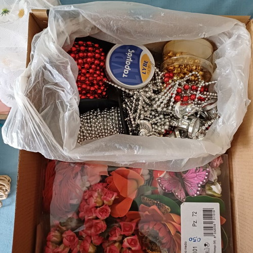 Craft and Sewing Supplies new, assorted lot in large box