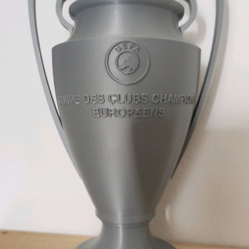 Champions League trophy new from 3d printer, 19 cm height