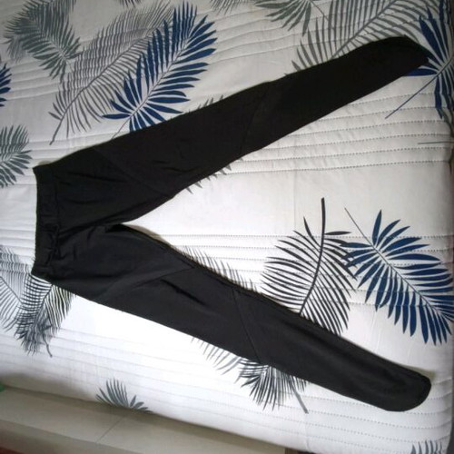 Puma leggings with mesh panels like new, black, size XS