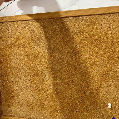 German cork message board 60/40 cm used