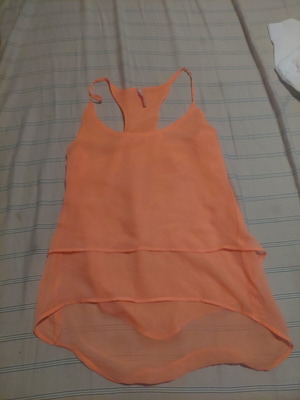 Summer blouse used, size S, orange