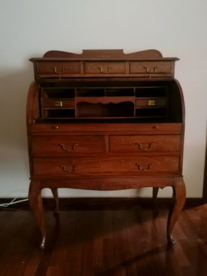 Γραφείο σεκρετέρ vintage σαν καινούργιο από μασίφ ξύλο