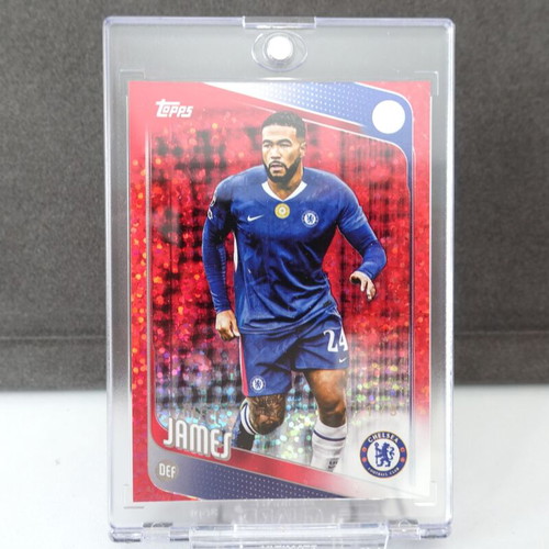 Topps UEFA Club Competitions 2025-26 Reece James Red Sparkle Parallel card Chelsea FC like new