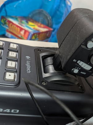 Logitech G940 Flight System HOTAS controller used