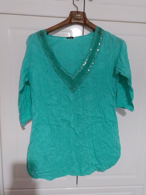 Calzedonia caftan turquoise like new