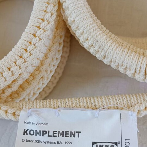 IKEA Scarf Hanger with 28 Rings like new, off-white
