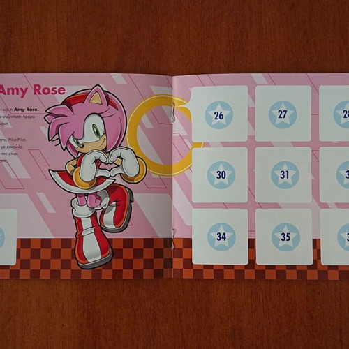 Sonic the Hedgehog Sticker Album new, 54 stickers, Koukou Roukou Friends