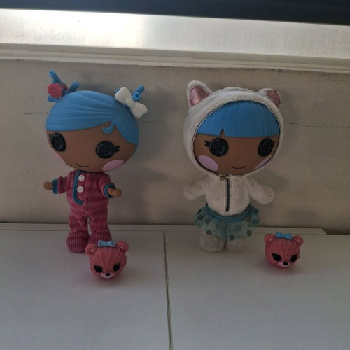 Lalaloopsy small dolls with pets, like new condition