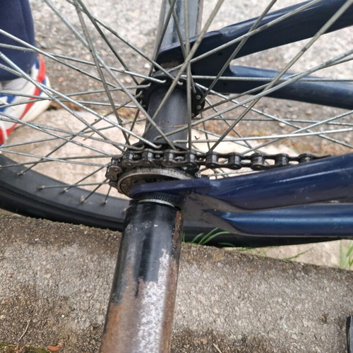 Original Vintage BMX Haro used, blue, 20 inch