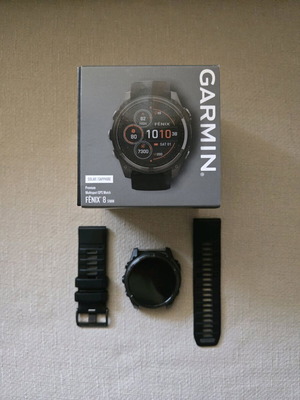Garmin Fenix 8 Solar Sapphire 51mm σαν καινούργιο