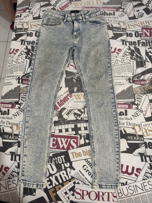 Skinny jeans σαν καινούργιο, μέγεθος M, μπλε