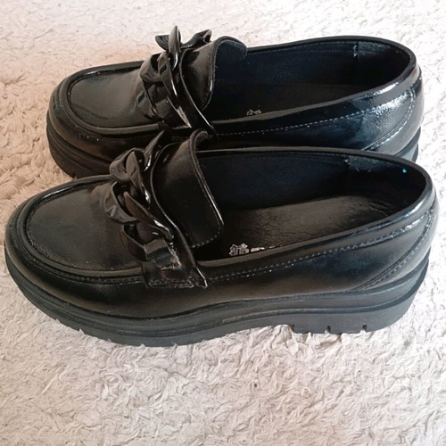 Vintage platform shoes like new, black, size 37