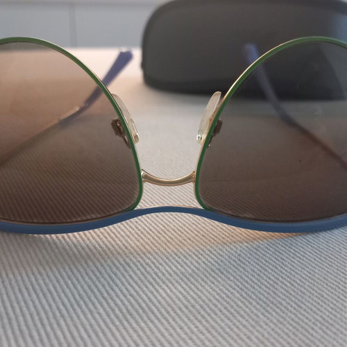 Emporio Armani sunglasses used with slight lens discoloration