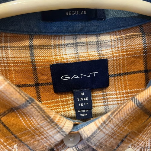 Gant cotton shirt size medium like new, orange