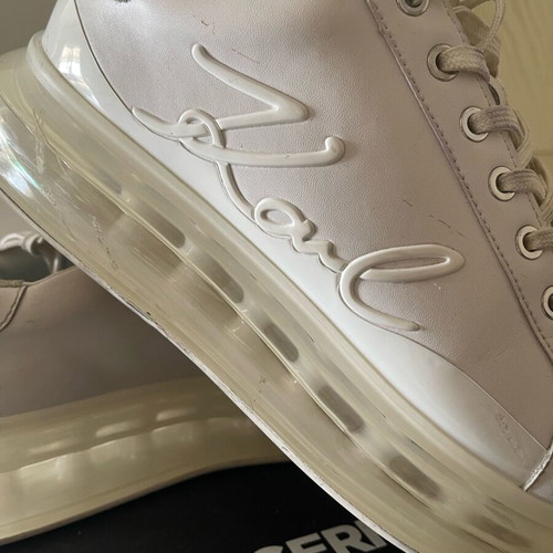 Karl Lagerfeld men's sneakers white like new, size 45