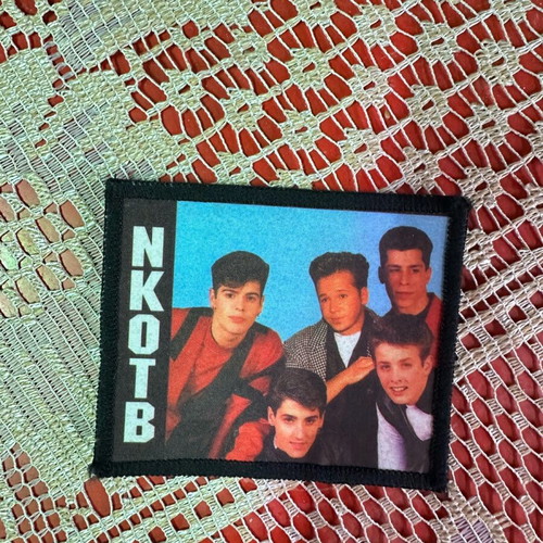 New Kids On The Block patch new, perfect condition for sewing
