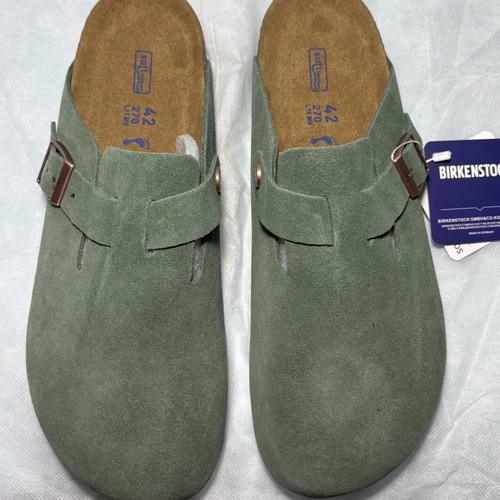 Birkenstock Boston Thyme Suede Clogs like new, size 42