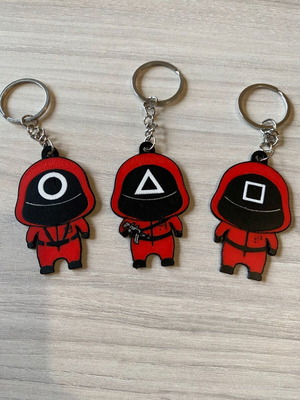 Squid Game Keychains New 3D Printed