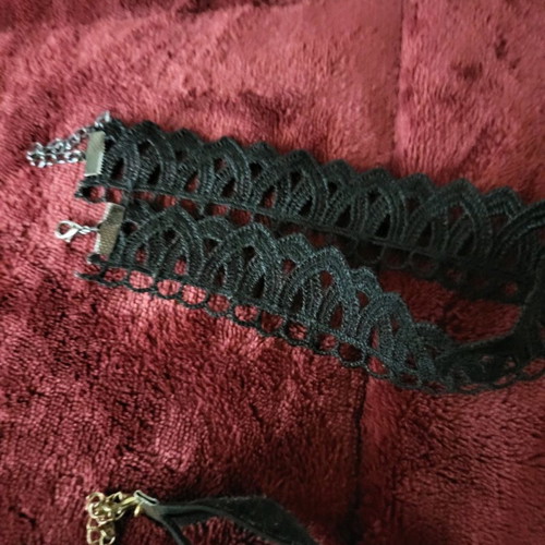 Chokers various jewelry pieces