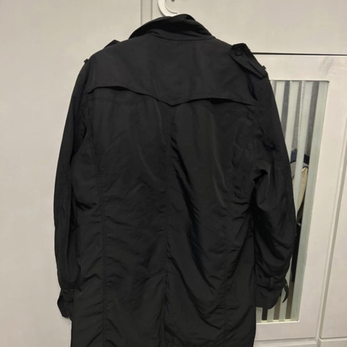 Berto Lucci trench coat new, black, size L