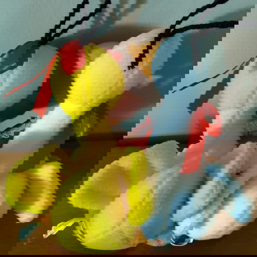 Λούτρινα παπάκια Αγίου Βαλεντίνου Ν.3 καινούργια ενωμένα