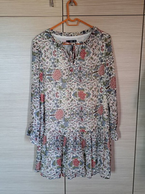 Mango dress, comfortable with pattern, size S