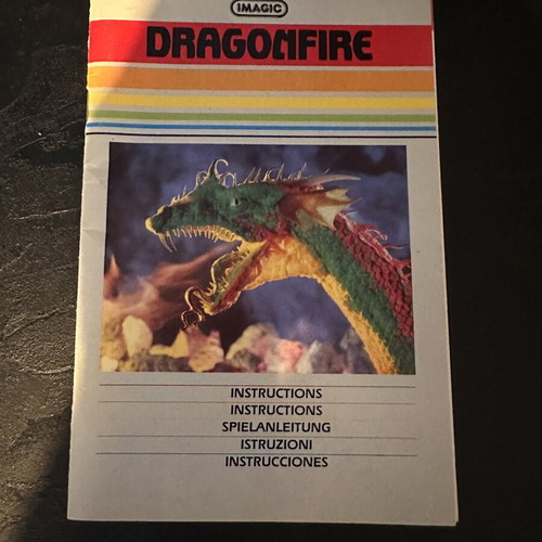 Atari 2600 games used Frostbite Strategy X Dragonfire with manual