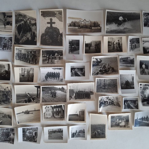 German Army vintage photos used, pack of 125