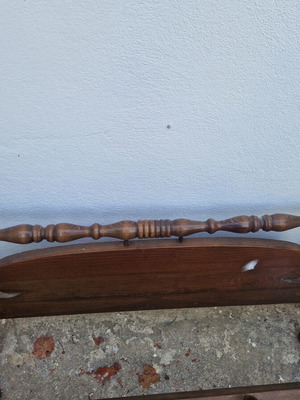 Single bed frame used, wood