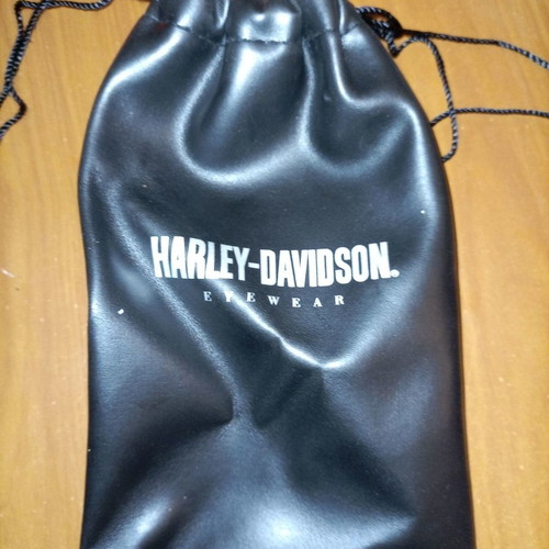 Harley Davidson glasses case used, black