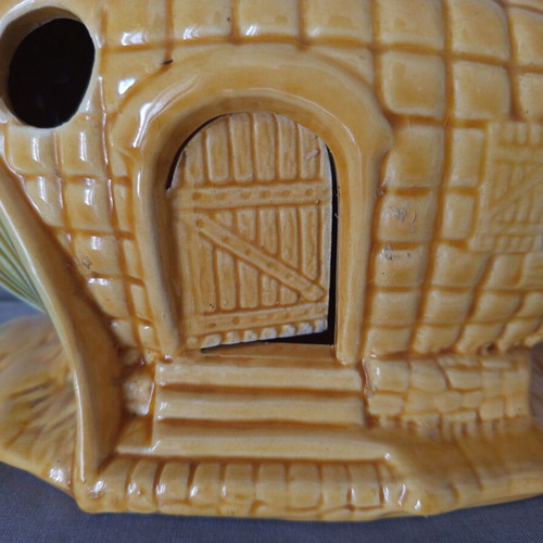 Ceramic Corn Lamp vintage, fully functional