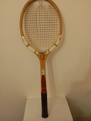 Ξύλινη ρακέτα τένις Dunlop Maxply Fort μεταχειρισμένη, συλλεκτική