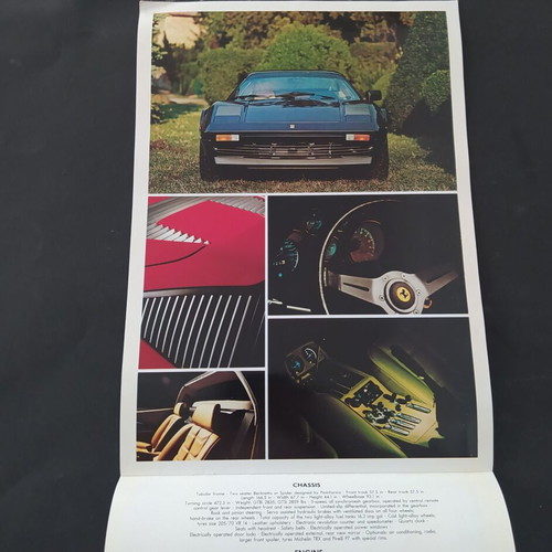 Ferrari 308 GTB/GTS 1981 car brochure