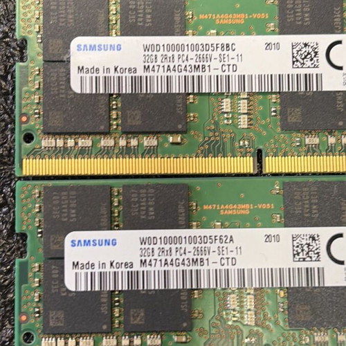 Samsung 64GB (2x32GB) DDR4 PC4-2666V RAM like new