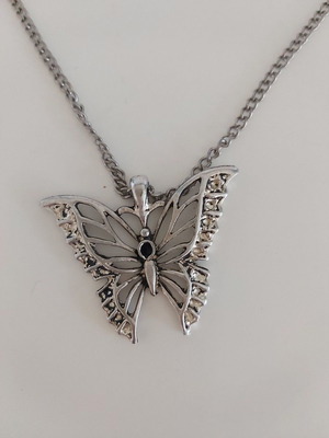 Butterfly necklace with 50 cm chain