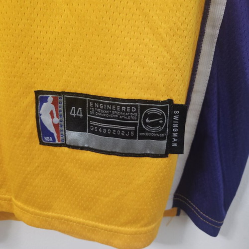 Nike Connect NBA Swingman LeBron James #23 Yellow LA Lakers Jersey Size 44 like new