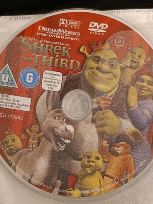 Shrek 3 DVD used without case authentic